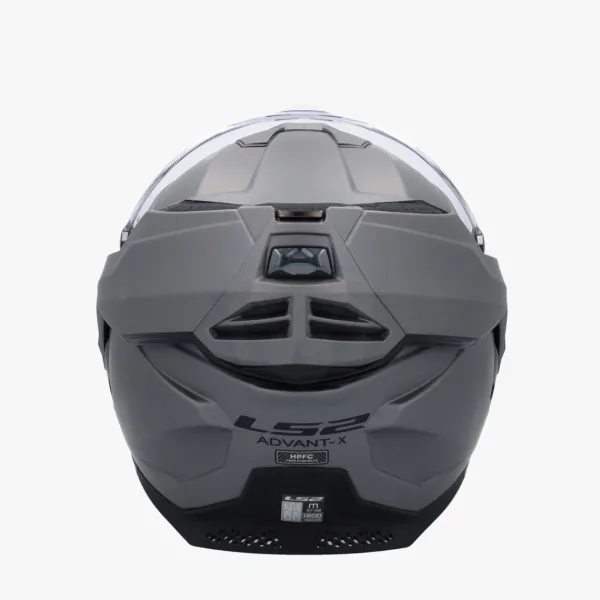LS2 FF901 Advant X Solid Matt Titanium 06> Systeemhelmen|Helmen Met Zonnevizier