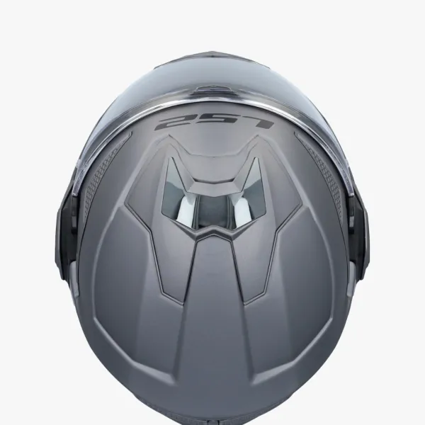 LS2 FF901 Advant X Solid Matt Titanium 06> Systeemhelmen|Helmen Met Zonnevizier