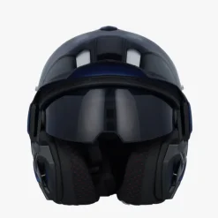 LS2 FF901 Advant X Solid Navy Blue> Systeemhelmen|Helmen Met Zonnevizier