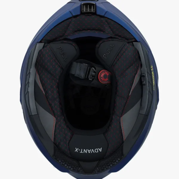 LS2 FF901 Advant X Solid Navy Blue> Systeemhelmen|Helmen Met Zonnevizier