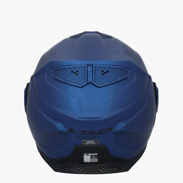 LS2 FF901 Advant X Solid Navy Blue> Systeemhelmen|Helmen Met Zonnevizier