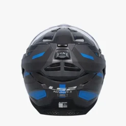 LS2 FF901 Advant X Spectrum Black Titan.Blue 06> Systeemhelmen|Helmen Met Zonnevizier
