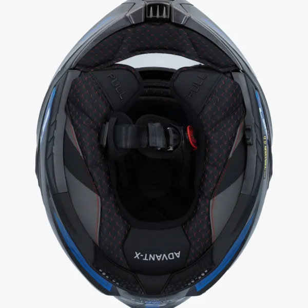 LS2 FF901 Advant X Spectrum Black Titan.Blue 06> Systeemhelmen|Helmen Met Zonnevizier