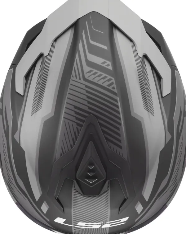LS2 FF817 Challenger II Dravix Grey> Integraalhelmen|Race Helmen