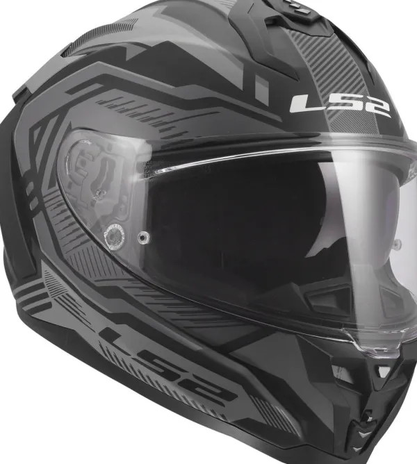 LS2 FF817 Challenger II Dravix Grey> Integraalhelmen|Race Helmen