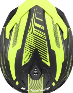 LS2 FF817 Challenger II Dravix H-V Yellow> Integraalhelmen|Race Helmen