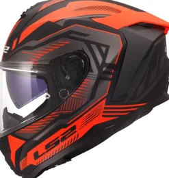 LS2 FF817 Challenger II Dravix Red> Integraalhelmen|Race Helmen