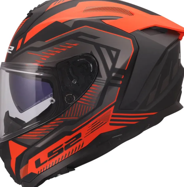LS2 FF817 Challenger II Dravix Red> Integraalhelmen|Race Helmen