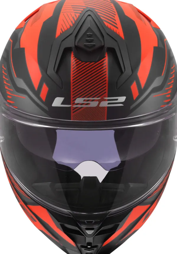 LS2 FF817 Challenger II Dravix Red> Integraalhelmen|Race Helmen
