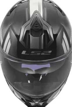 LS2 FF817 Challenger II Nitro Black Grey><noscript><img width=