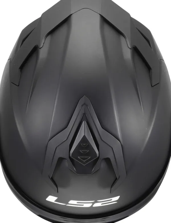 LS2 FF817 Challenger II Solid Matt Black> Integraalhelmen|Race Helmen