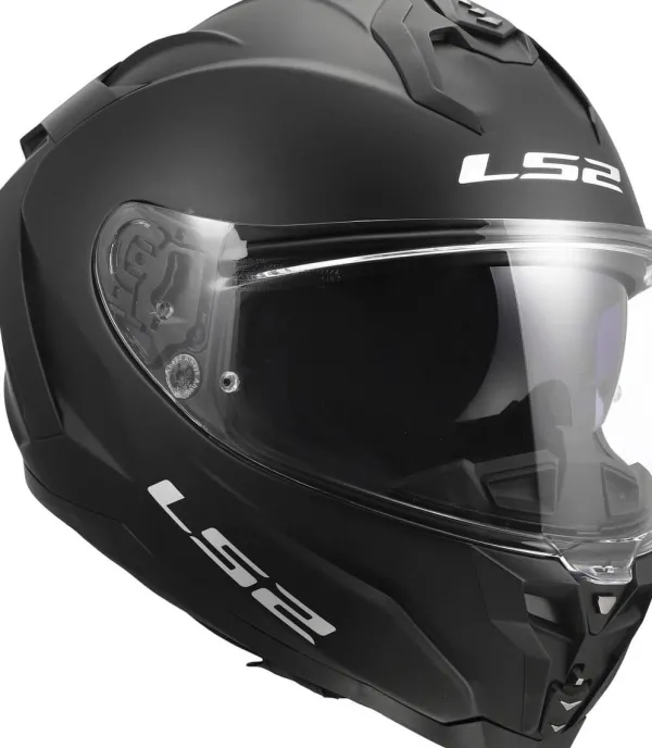 LS2 FF817 Challenger II Solid Matt Black> Integraalhelmen|Race Helmen