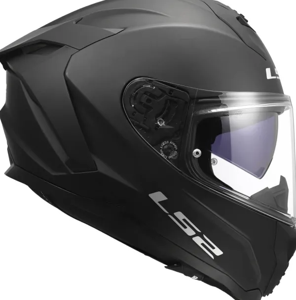 LS2 FF817 Challenger II Solid Matt Black> Integraalhelmen|Race Helmen