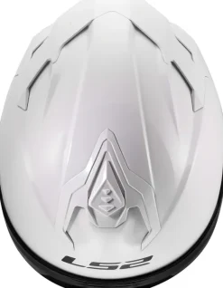 LS2 FF817 Challenger II Solid White> Integraalhelmen|Race Helmen