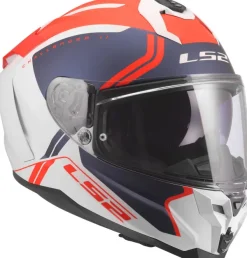 LS2 FF817 Challenger II Titan White Blue Red> Integraalhelmen|Race Helmen