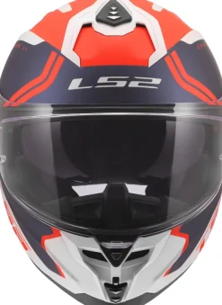 LS2 FF817 Challenger II Titan White Blue Red><noscript><img width=