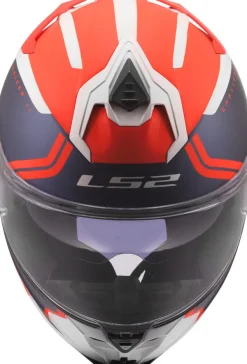LS2 FF817 Challenger II Titan White Blue Red><noscript><img width=
