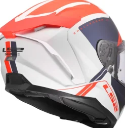 LS2 FF817 Challenger II Titan White Blue Red><noscript><img width=