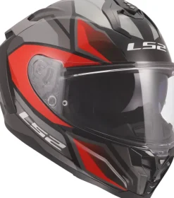 LS2 FF817 Challenger II Viper Grey Red> Integraalhelmen|Race Helmen