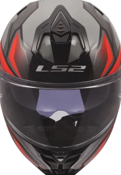 LS2 FF817 Challenger II Viper Grey Red><noscript><img width=