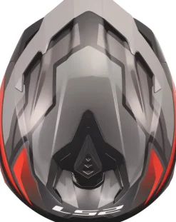 LS2 FF817 Challenger II Viper Grey Red><noscript><img width=