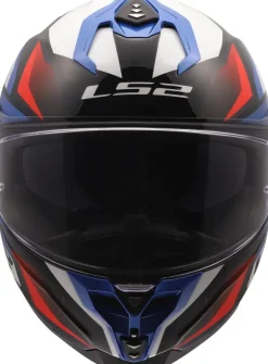 LS2 FF817 Challenger II Viper White Blue Red><noscript><img width=