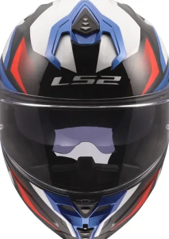 LS2 FF817 Challenger II Viper White Blue Red><noscript><img width=
