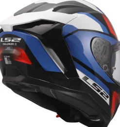 LS2 FF817 Challenger II Viper White Blue Red><noscript><img width=