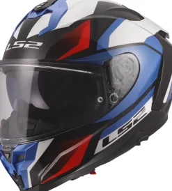 LS2 FF817 Challenger II Viper White Blue Red><noscript><img width=