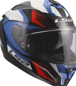 LS2 FF817 Challenger II Viper White Blue Red><noscript><img width=
