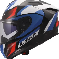 LS2 FF817 Challenger II Viper White Blue Red><noscript><img width=