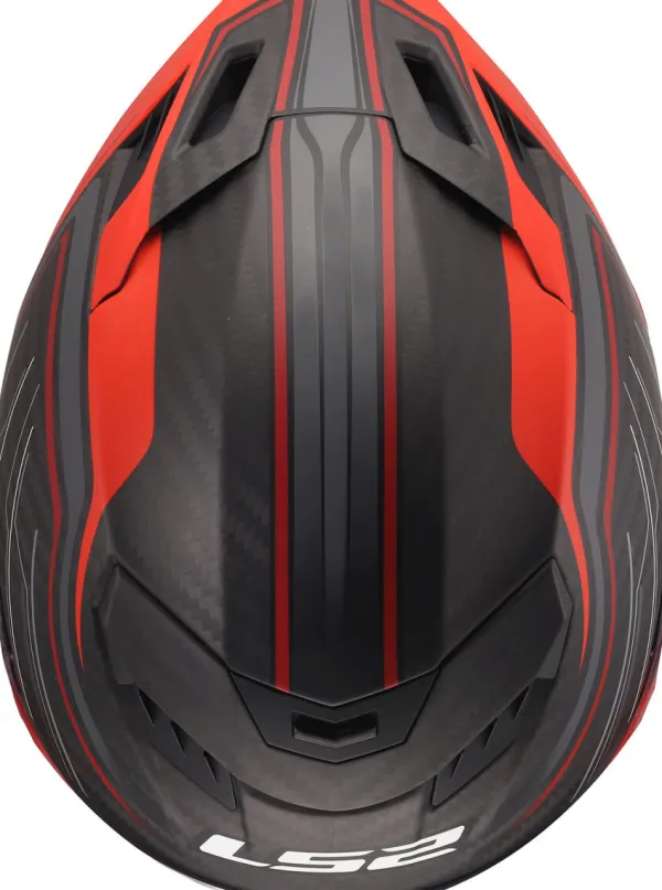 LS2 FF807 Dragon Subic Red> Integraalhelmen|Race Helmen