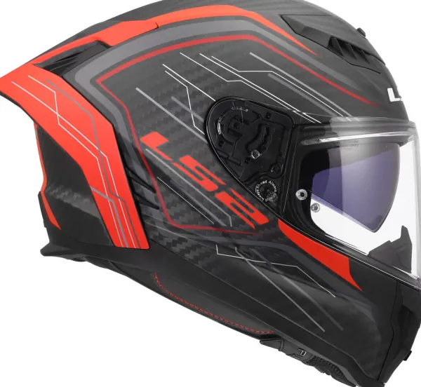 LS2 FF807 Dragon Subic Red> Integraalhelmen|Race Helmen