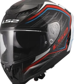 LS2 FF807 Dragon Subic White Blue Red> Integraalhelmen|Race Helmen