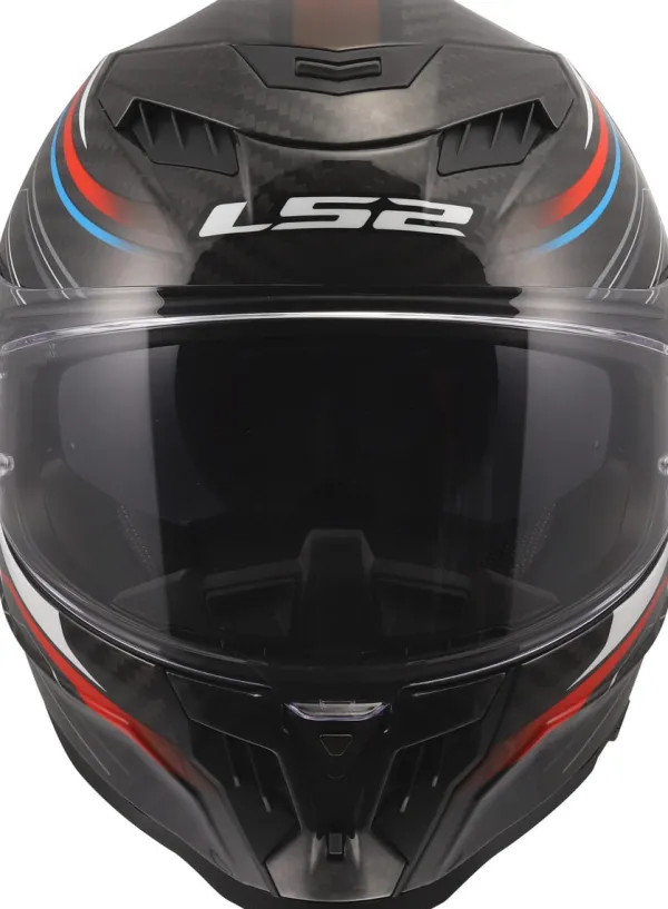 LS2 FF807 Dragon Subic White Blue Red> Integraalhelmen|Race Helmen