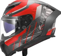 LS2 FF807 Dragon Trax Red> Integraalhelmen|Race Helmen