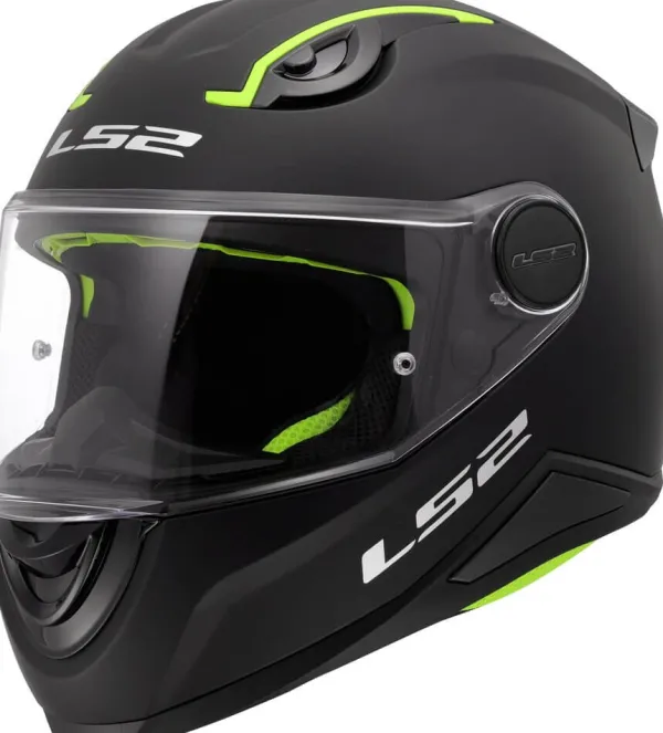 LS2 FF812 Kinderhelm Solid Matt Black> Kinder Scooterhelmen