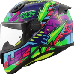 LS2 FF812 Kinderhelm Svent Blue Green> Kinder Scooterhelmen