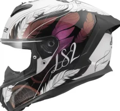 LS2 FF820 Rapid III Boho White Black Pink> Integraalhelmen