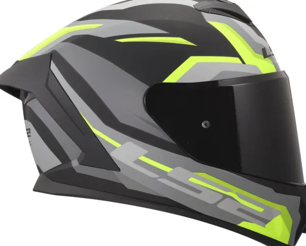 LS2 FF820 Rapid III Hyper Black H-V Yellow> Integraalhelmen