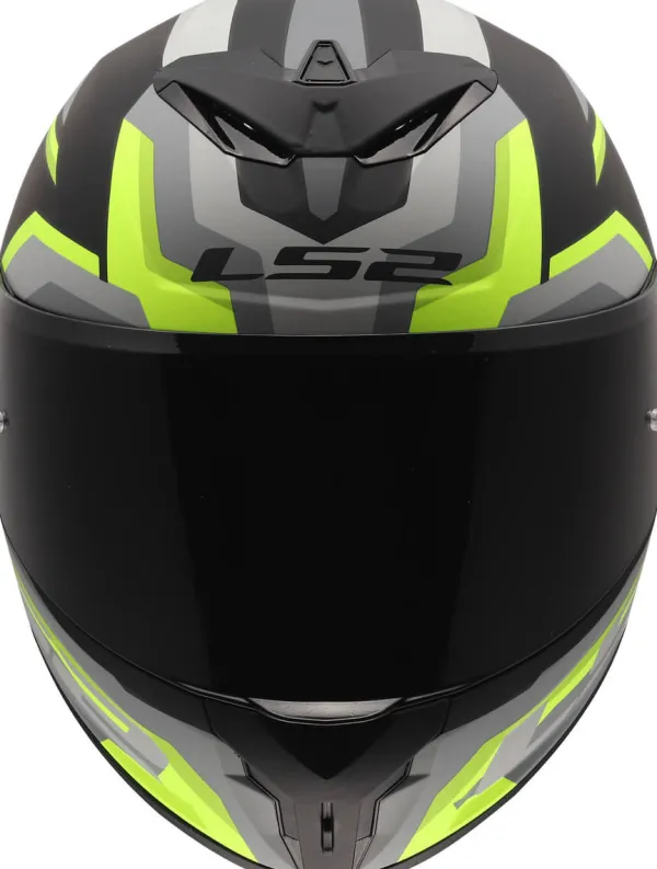 LS2 FF820 Rapid III Hyper Black H-V Yellow> Integraalhelmen
