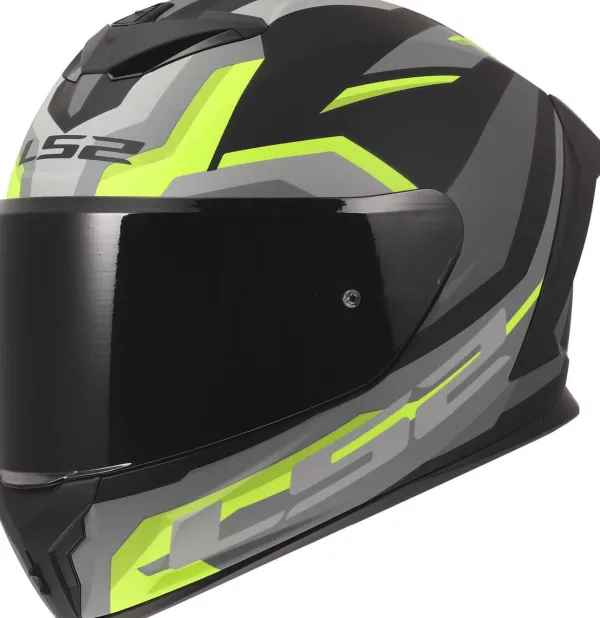 LS2 FF820 Rapid III Hyper Black H-V Yellow> Integraalhelmen