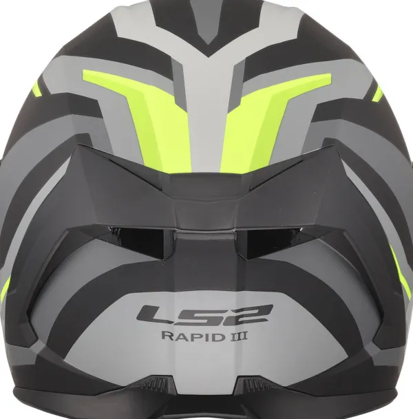 LS2 FF820 Rapid III Hyper Black H-V Yellow> Integraalhelmen