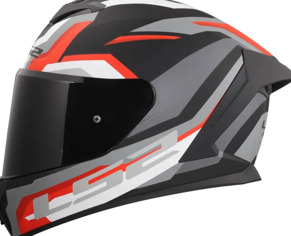 LS2 FF820 Rapid III Hyper Black Red> Integraalhelmen