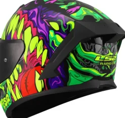 LS2 FF820 Rapid III Lycant Purple Green> Integraalhelmen
