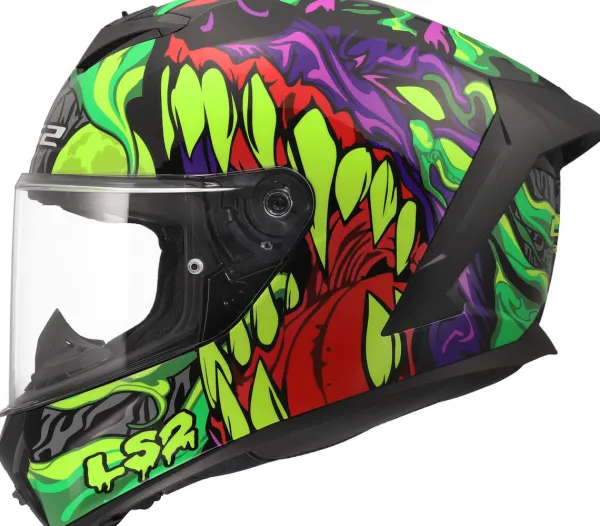 LS2 FF820 Rapid III Lycant Purple Green> Integraalhelmen
