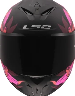 LS2 FF820 Rapid III Poppies Ii Black Pink><noscript><img width=