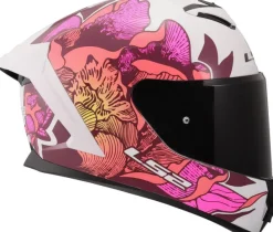 LS2 FF820 Rapid III Poppies Ii White Pink><noscript><img width=