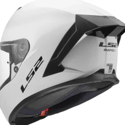 LS2 FF820 Rapid III Solid Gloss White> Integraalhelmen