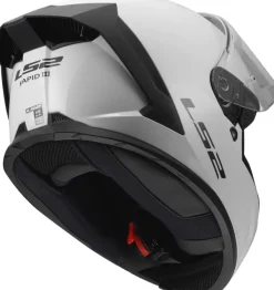 LS2 FF820 Rapid III Solid Gloss White> Integraalhelmen